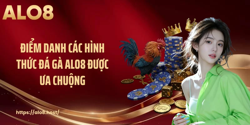 Điểm danh các hình thức đá gà ALO8 được ưa chuộng